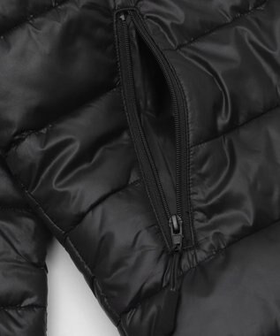 WEGO 【ユニセックス着用ITEM】コンパクトフィットパファーフーディー ブラック