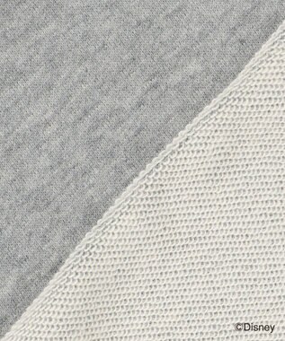 J.PRESS MEN 【DISNEY COLLECTION】【UNISEX】イラスト スウェットシャツ / ミッキーマウス ライトグレー系