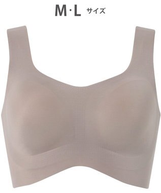 Wing ノンワイヤーブラ 【フィットトップ】 よく伸びて快適フィット 身生地部は吸汗速乾 MB1010 ウイング／ワコール ダークブラウン