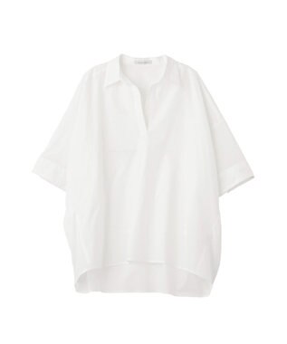 Green Parks ＵＶカットスキッパー半袖シャツ Off White
