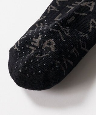 FILA GOLF／marie claire 【FILA GOLF】 ロゴグラフィックソックス ブラック