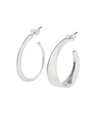 YECCA VECCA メタルフープピアス Silver