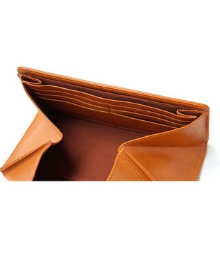 FOLNA RD ヌメオイルシュリンク 差し込み金具 長財布 キャメル