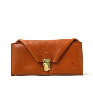 FOLNA RD ヌメオイルシュリンク 差し込み金具 長財布 キャメル