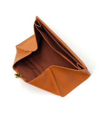 FOLNA RD ヌメオイルシュリンク 差し込み金具 長財布 キャメル
