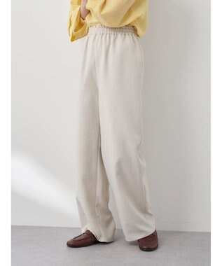 earth music&ecology ギャザーパンツ Beige