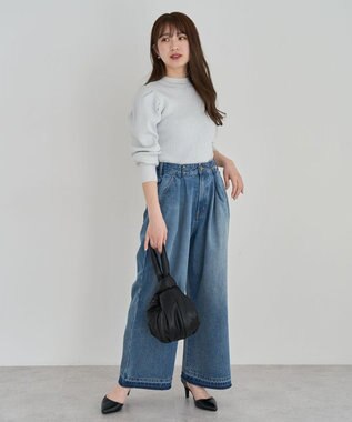 Green Parks ・ｓｗｉｎｇ　ｂｙ　ラメニットパワーショルダー Off White