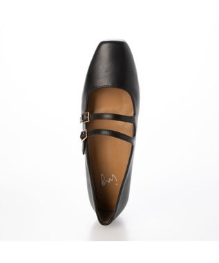 ing <ing>ダブルベルトメリージェーンパンプス ブラック