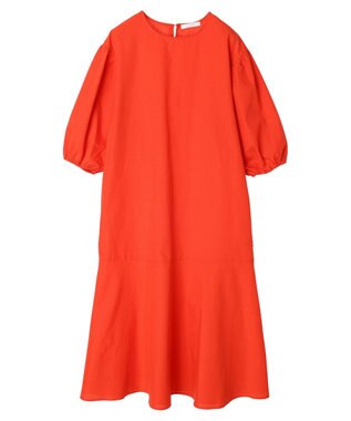 Green Parks 綿麻混マーメイドワンピース Red