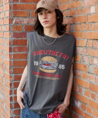 WEGO 【ユニセックス着用ITEM/MLサイズ展開】グラフィックBIGノースリーブ 柄5