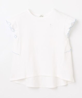 組曲 KIDS 【110-140㎝】バックフリル チュニック オフホワイト