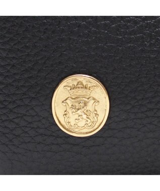 A.D.M.J. 【牛革】スパニッシュレザー / ステラソーイング前金具付トート24cm(Dカン＋) BLACK