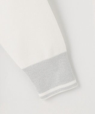 23区GOLF 【WOMEN】【撥水・ストレッチ】ニット×中綿ブルゾン ホワイト系