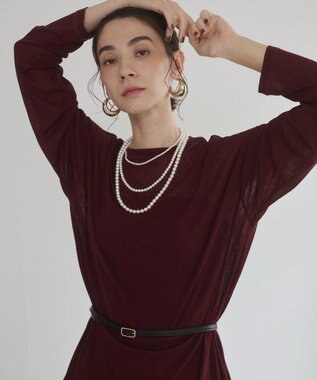 WEGO 【ANGIE VINTAGE】シアースラブロンTEE ワイン