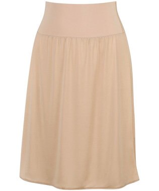 WACOAL ペチコート 55cm丈 【丈調節可能】 静電気が起こりにくい(身生地) HDA220 /ワコール カラシ