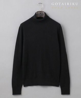 GOLD LABEL/WEB&一部店舗限定【CARIAGGI】カシミヤ100％　ハイゲージタートルネック ニット