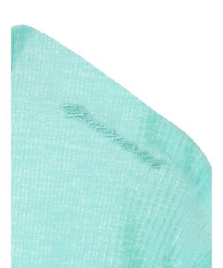 earth music&ecology シアーリブロゴ刺繍プルオーバー Mint Green