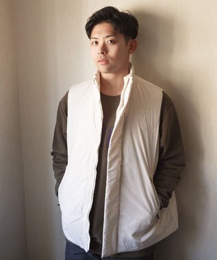 SHARE PARK MENS 【UNISEX】蓄熱中綿モンスターベスト（L・XLサイズ） オフホワイト