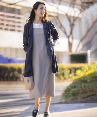 J.PRESS LADIES ドロップパール ネックレス ゴールド系