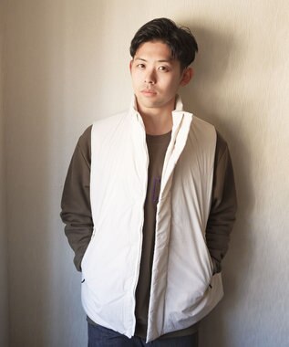 SHARE PARK MENS 【UNISEX】蓄熱中綿モンスターベスト（L・XLサイズ） オフホワイト