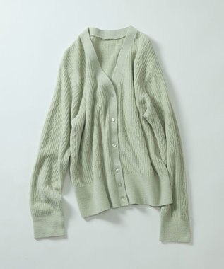 une nana cool とろみ素材がここちよいカーディガン　ｍｏｉ　ｒｏｏｍ（モアルーム） オリーブ