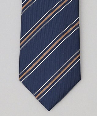 GOTAIRIKU GOTAIRIKU別注【MANTERO/マンテロ】ネクタイ_レジメンタル ネイビー×ブラウン