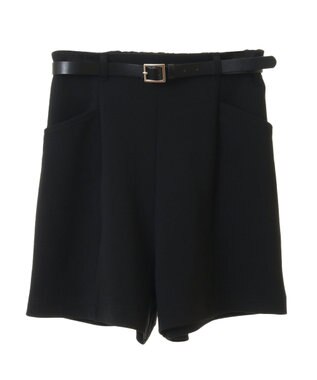 earth music&ecology ベルト付きショートパンツ