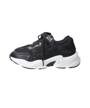 Bridget Birkin 【Bridget Birkin】ラメツイードコンビスニーカー ブラック雑材