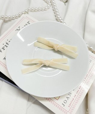 WEGO L2Pナローリボンクリップ ホワイトアイボリー