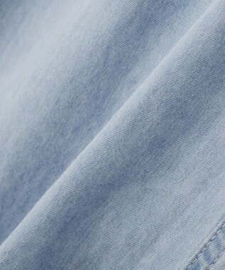 AMERICAN HOLIC Ｗポケット半袖デニムシャツ Light Indigo