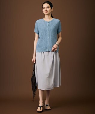 自由区 【WEB限定・2点SET・着回し3WAY以上】セットアップニット・スカート