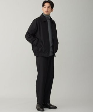 UNFILO MENS FLANNEL TOUCH 中綿ブルゾン ブラック