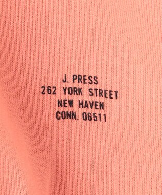 J.PRESS MEN 【J.PRESS ORIGINALS】Supima Recycle French Terry Fabric Logo Sweat Shirt ライトオレンジ系