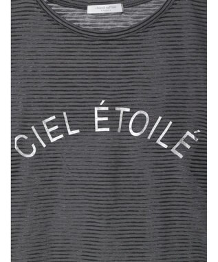 Green Parks シアーボーダーロゴプルオーバー Gray