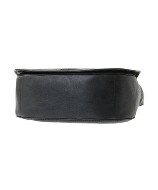 genten クオイオ ルウィド かぶせ付きショルダーバッグ ダークグレー