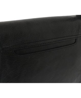 genten クオイオ ルウィド かぶせ付きショルダーバッグ ダークグレー