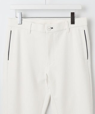 23区GOLF 機能性満載のホワイトパンツ【MEN】【防透・UVケア・撥水】トリコットツイル ホワイト系