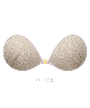  【NuBra / ナチュラルタイプ】ヌーブラ・エアーライト クラシカルブーケ   蒸れにくい バックレス コレクション デザインヌーブラ 正規品