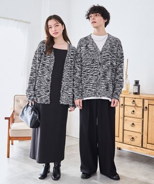 WEGO ツイストブークレカーディガン ブラックその他