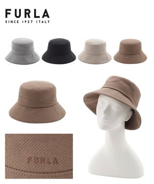 MOONBAT FURLA(フルラ) カーブ切り替え中つばハット 日本製