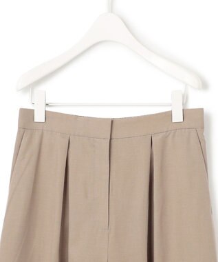 ICB L 【一部カラーのみ接触冷感・洗える】UnleashLite タックパンツ クリームブラウン系