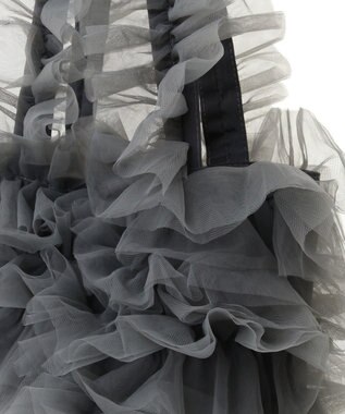 Green Parks ＯＴＯ．ＨＡ．　チュールフリルＡ４トートバッグ Gray