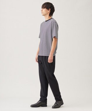 UNFILO MENS 【OCEANS 雑誌・web 掲載】スマート ストレッチ TEE【男女兼用/ギフトにもおすすめ】 ブラックボーダー