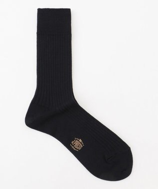 J.PRESS MEN 【カジュアル】ウールリブソックス ブラック系