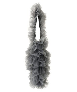 Green Parks ＯＴＯ．ＨＡ．　チュールフリルＡ４トートバッグ Gray