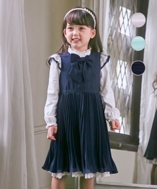 シフォンプリーツ ワンピース