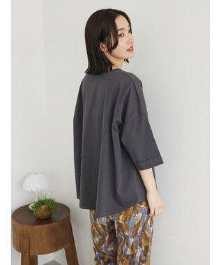 Green Parks インド綿 ＢＩＧサイズアーチロゴ半袖プルオーバー Gray