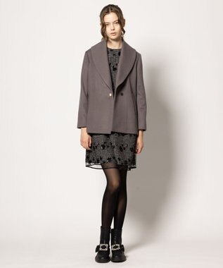 TOCCA SPANGLE OF FLOWER ドレス ブラック系5