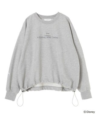 Green Parks ナイトメア／裾ドロストミニ裏毛プルオーバーⅡ Gray Mixture