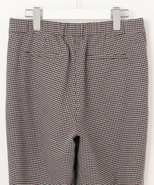 J.PRESS LADIES S 【洗える】30/2 TR ドビー ガンクラブ テーパード パンツ ライトグレー系3